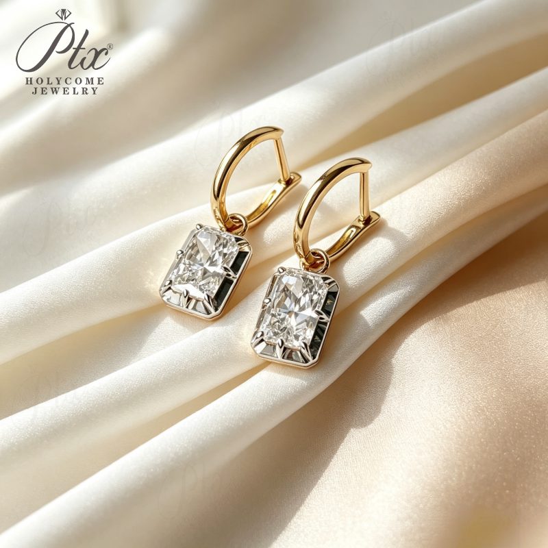 best floral moissanite stone ring